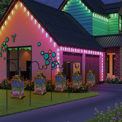 Gavin Scott Solar Powered Indoor/Outdoor Lantern