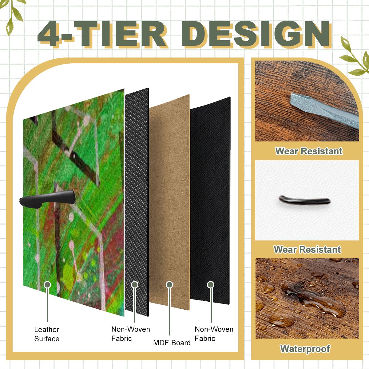 Gavin Scott TV Stand w/5 Drawer Dresser & Charging Station