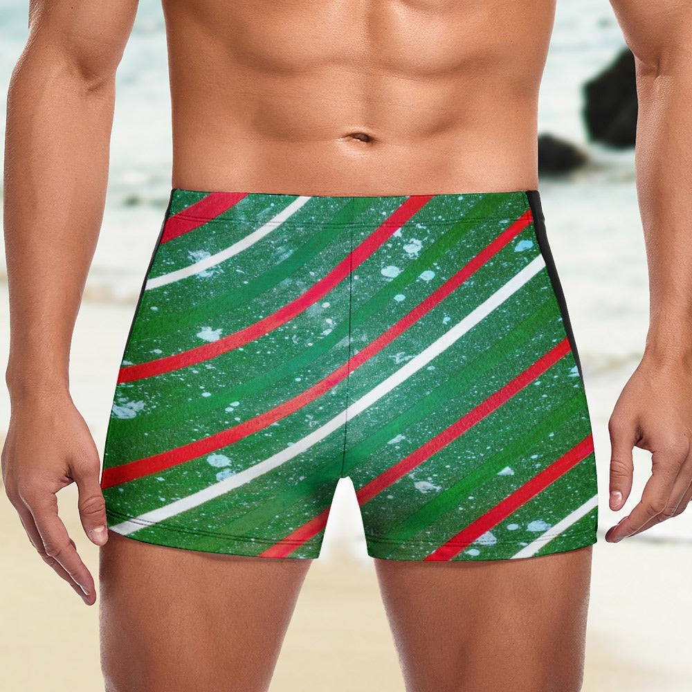 Gavin Scott Square Cut Swimming Trunks (Masc S-3XL)