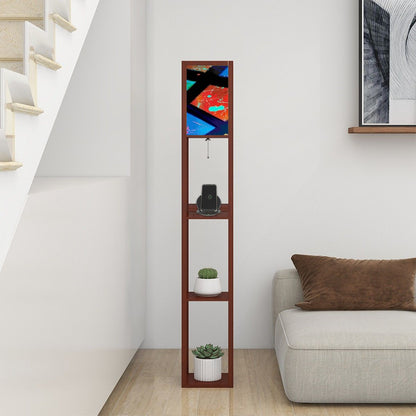 Gavin Scott Floor Lamp with Shelves (2 Colors)