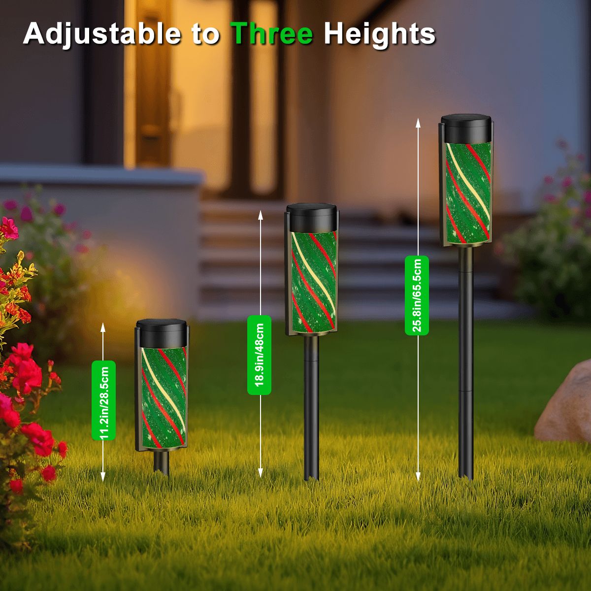 Gavin Scott Adjustable Outdoor Solar Lights (set of 4)