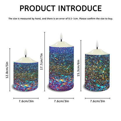 Gavin Scott Flameless Candles w/Remote (Set of 3)