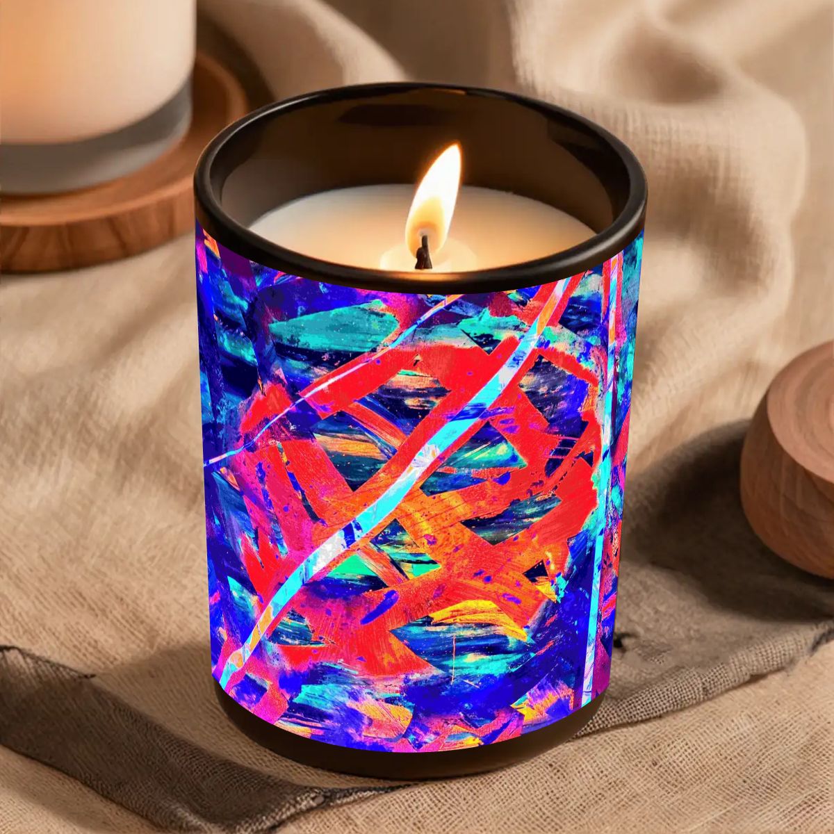 Gavin Scott Scented Black Jar Candle (6oz)