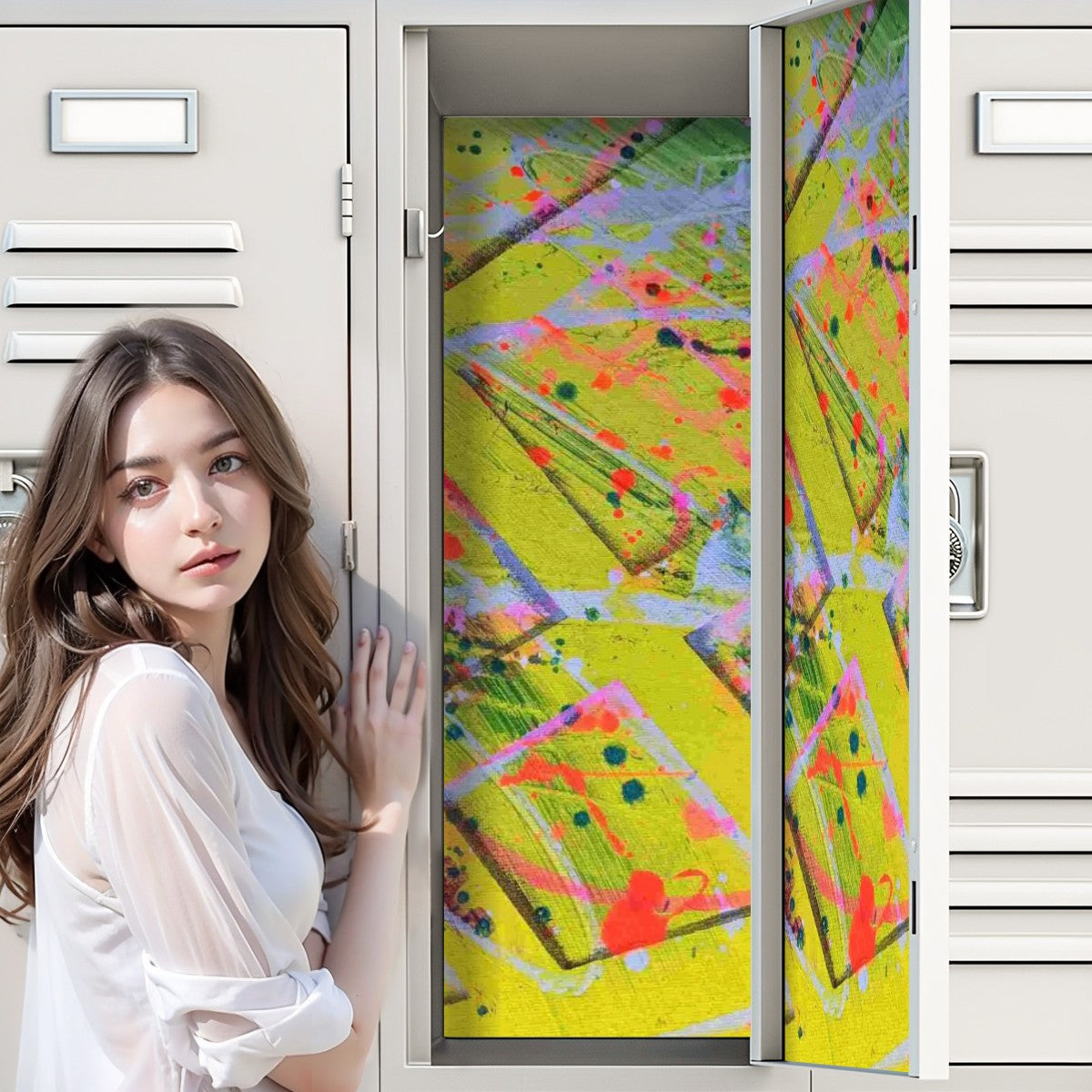 Gavin Scott Magnetic Locker Wallpaper 2 pcs