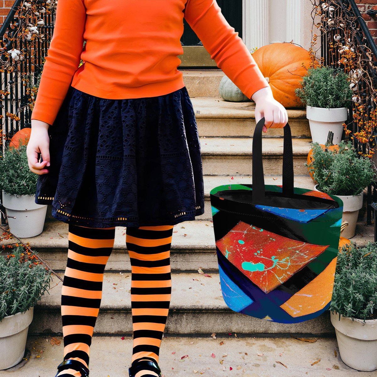 Gavin Scott Reusable Halloween Candy Bucket