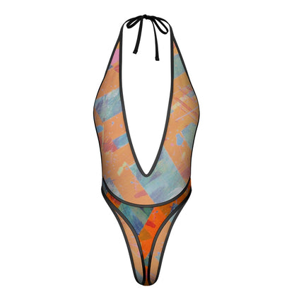 Gavin Scott Deep Plunge Jumpsuit (Femme S-3XL)