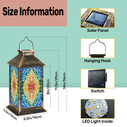 Gavin Scott Solar Powered Indoor/Outdoor Lantern