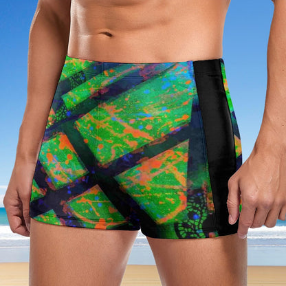 Gavin Scott Square Cut Swimming Trunks (Masc S-3XL)