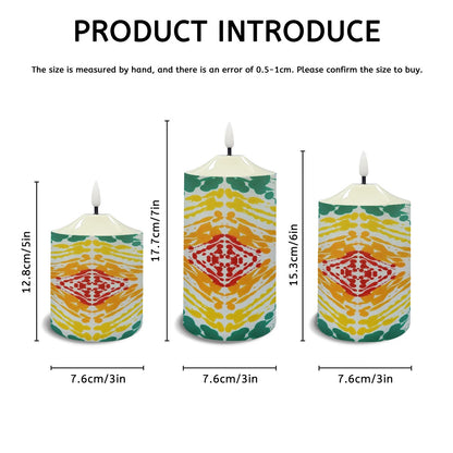 Gavin Scott Flameless Candles w/Remote (Set of 3)