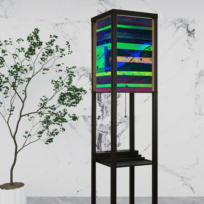 Gavin Scott Floor Lamp with Shelves (2 Colors)