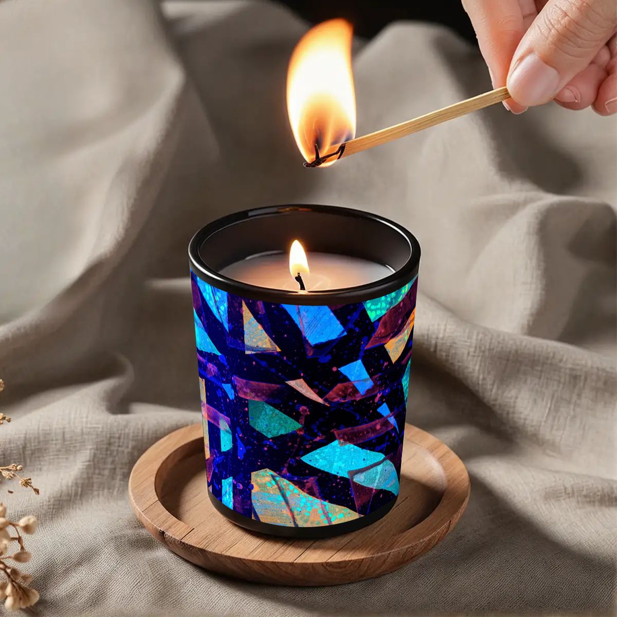 Gavin Scott Scented Black Jar Candle (6oz)