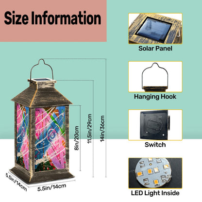Gavin Scott Solar Powered Indoor/Outdoor Lantern