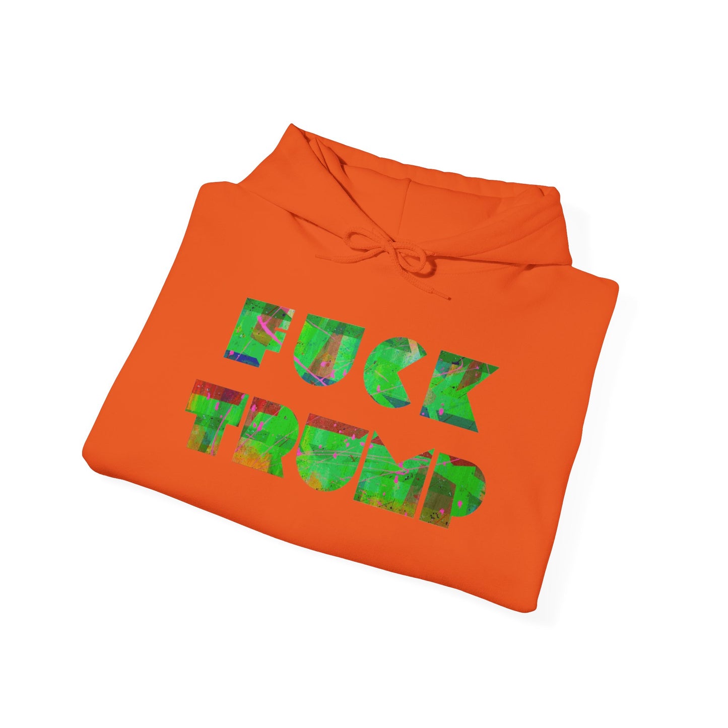 Gavin Scott Genderless FUCK TRUMP Heavy Blend™ Hooded Sweatshirt F*CK TRUMP
