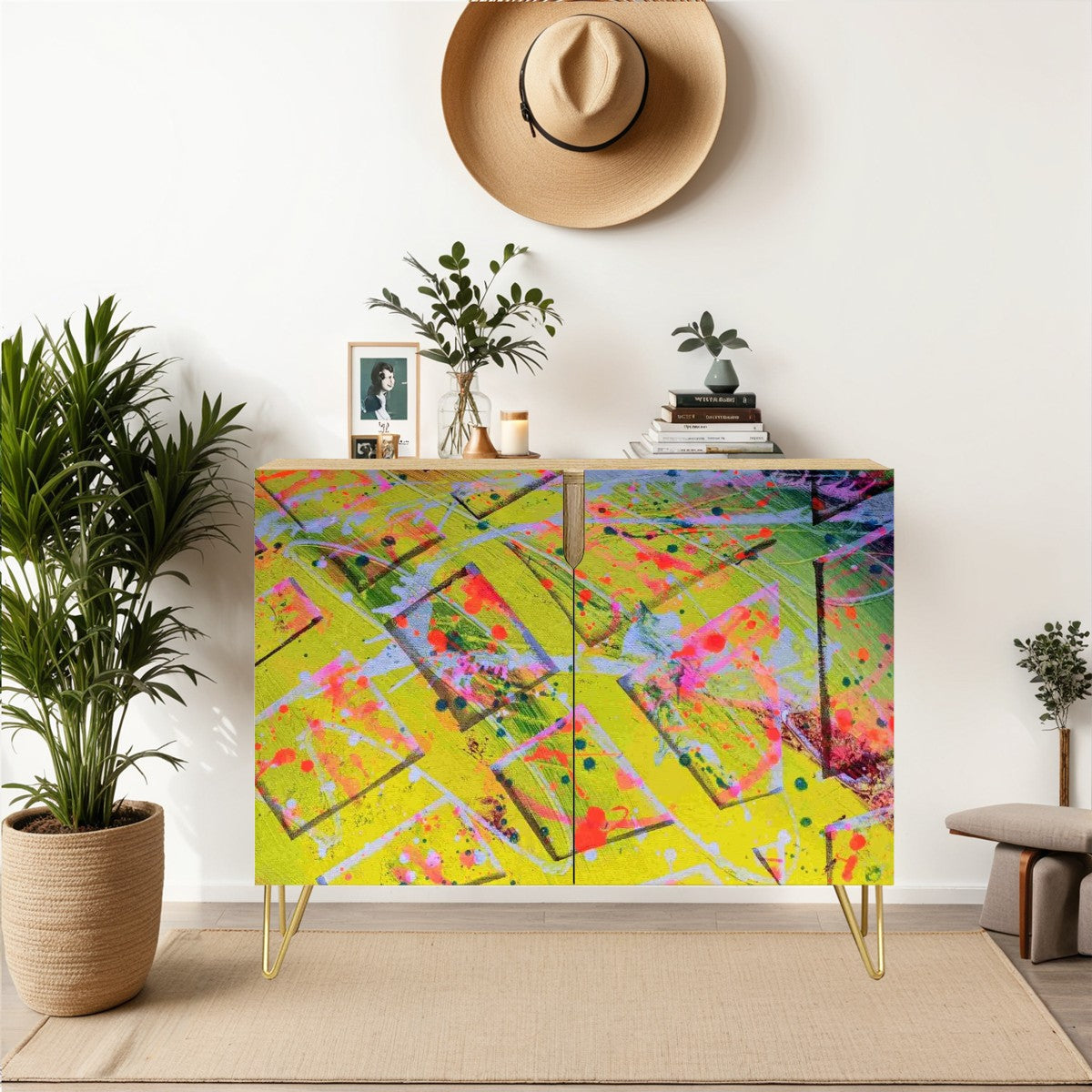 Gavin Scott Wooden Sideboard Cabinet