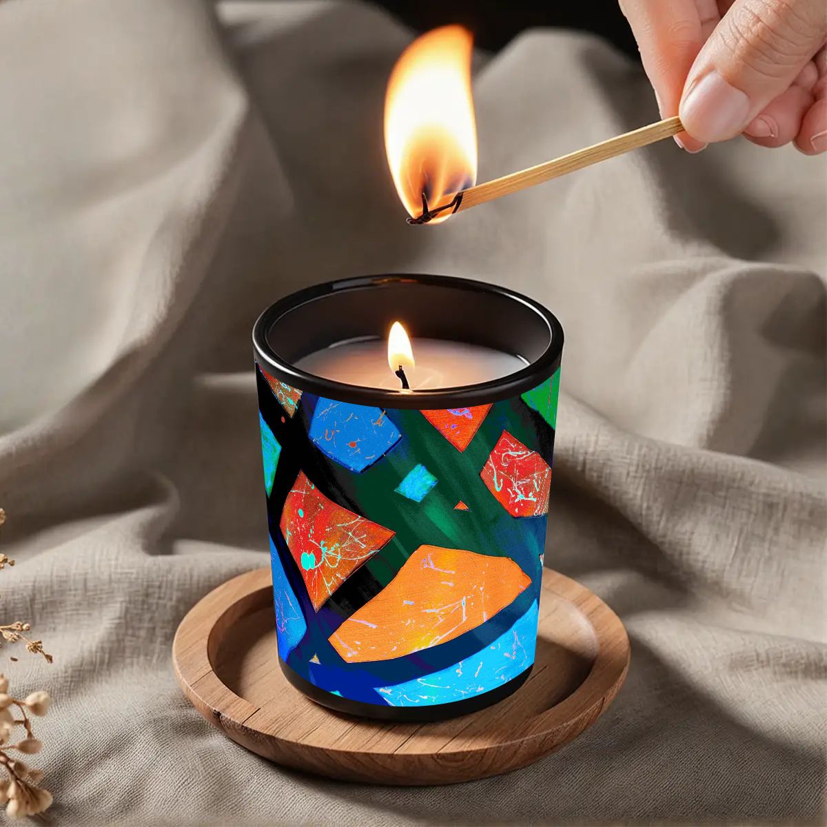 Gavin Scott Scented Black Jar Candle (6oz)