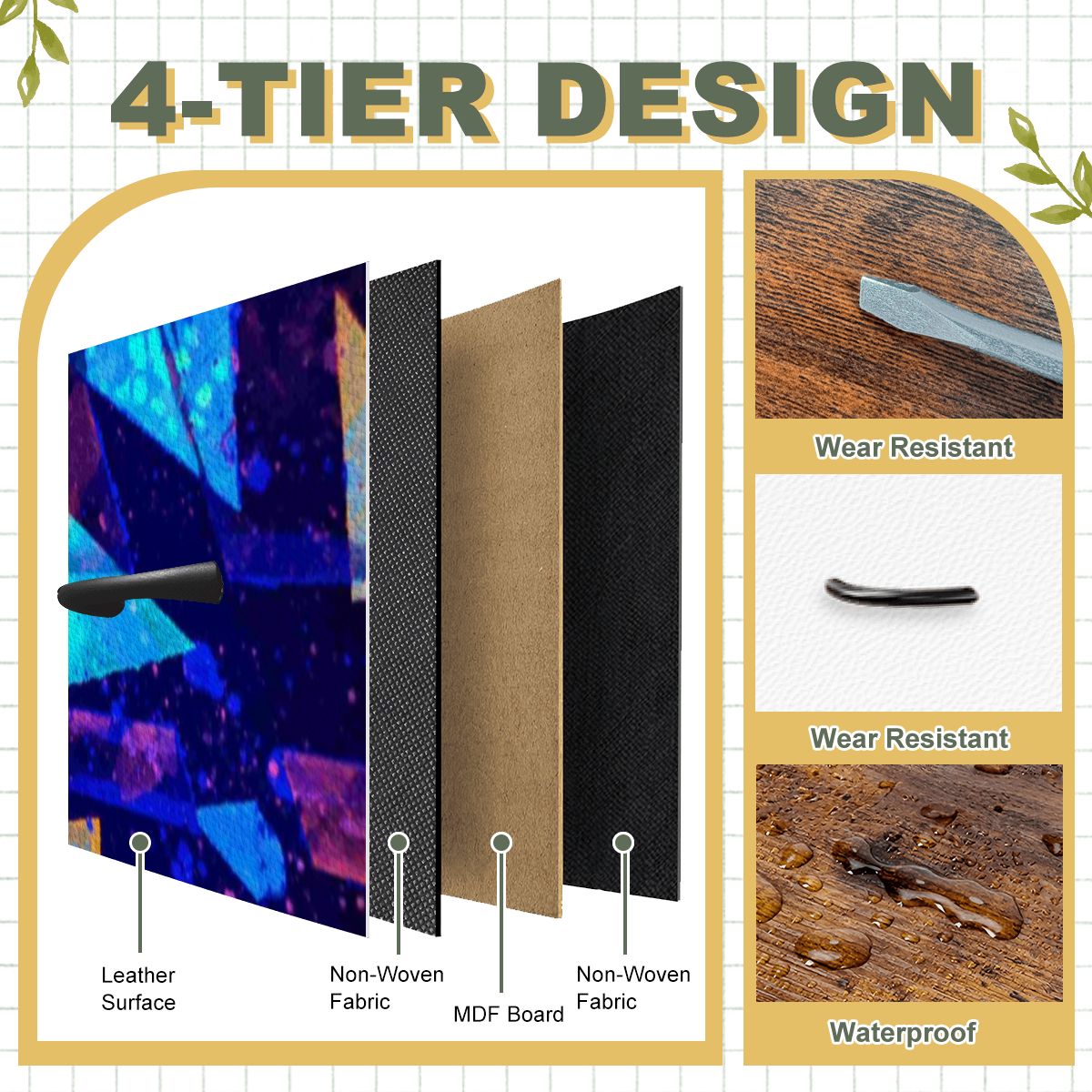 Gavin Scott TV Stand w/5 Drawer Dresser & Charging Station