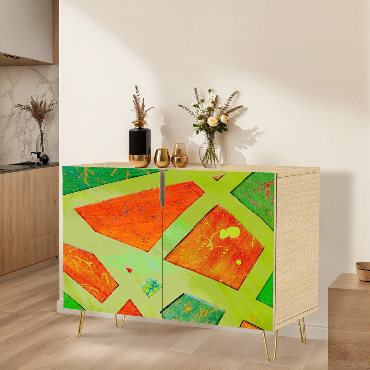 Gavin Scott Wooden Sideboard Cabinet