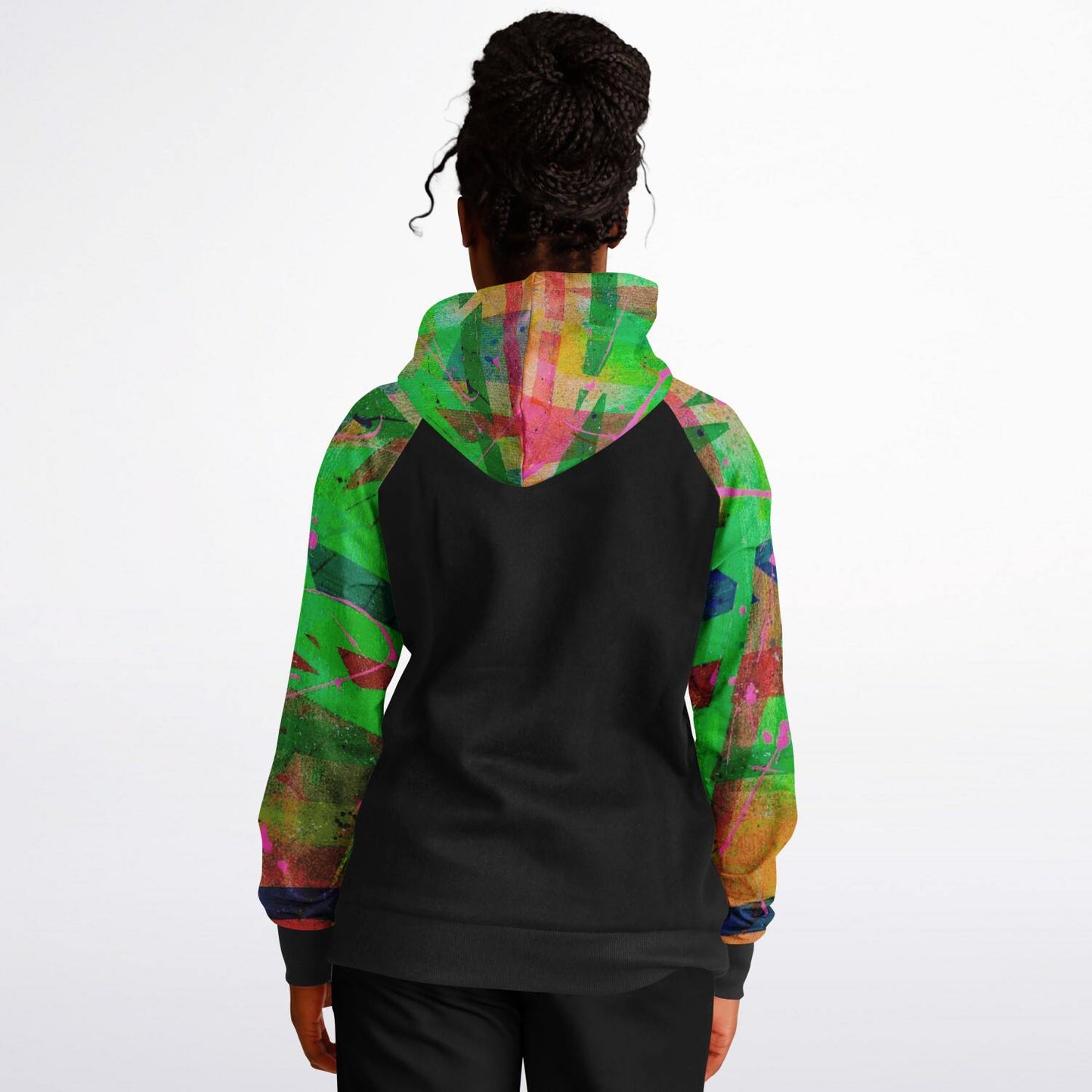 Gavin Scott Splash of Color Raglan Hoodie (Genderless XS-4XL)