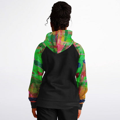 Gavin Scott Splash of Color Raglan Hoodie (Genderless XS-4XL)