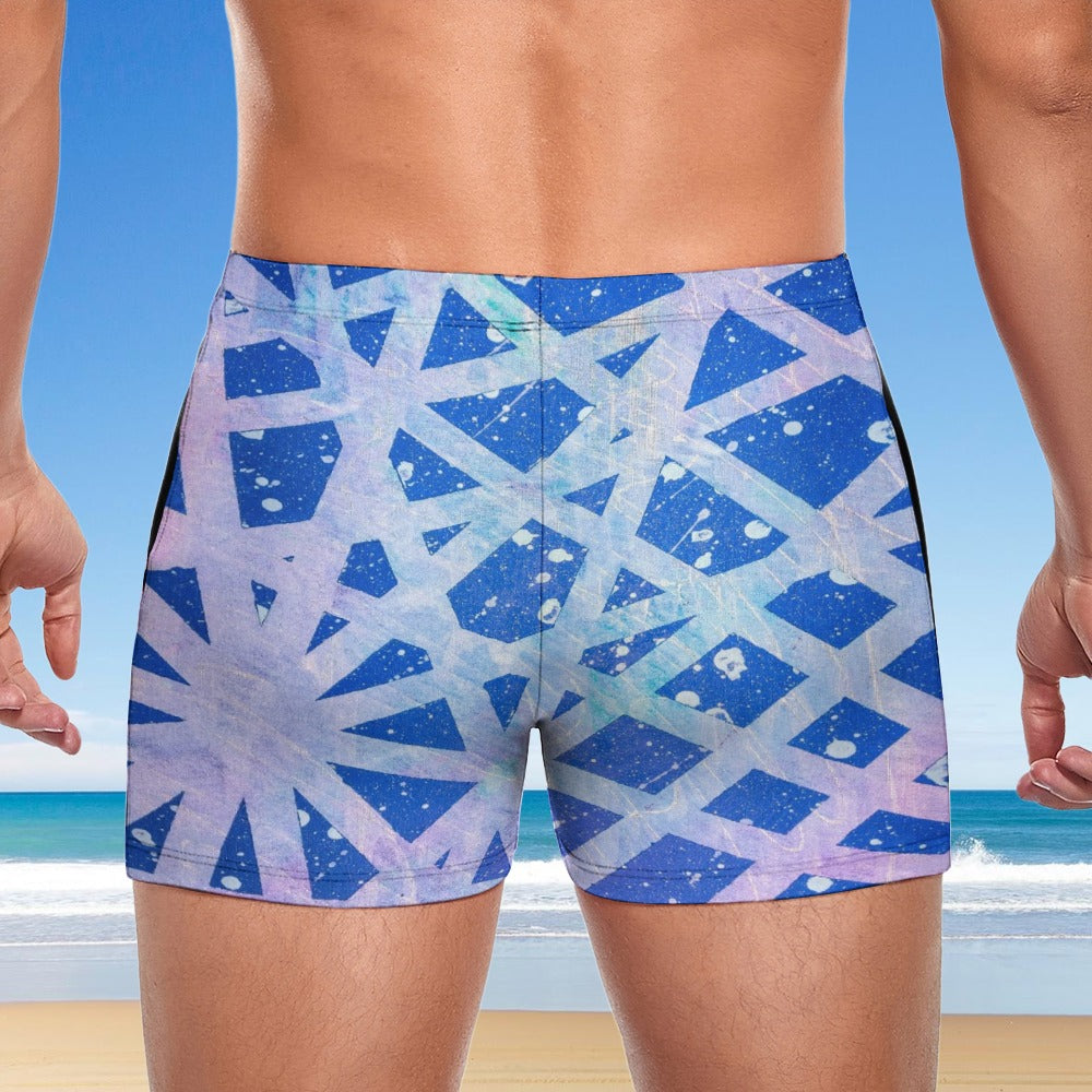 Gavin Scott Square Cut Swimming Trunks (Masc S-3XL)