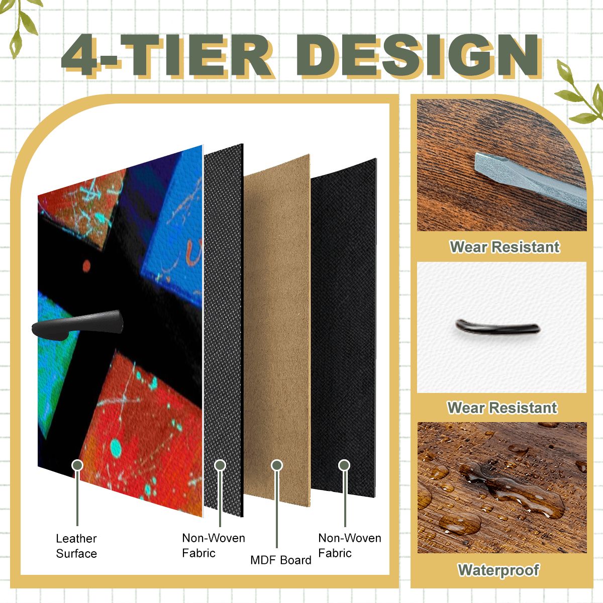 Gavin Scott TV Stand w/5 Drawer Dresser & Charging Station