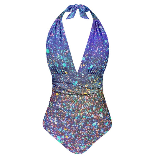 Gavin Scott Classic Halter One-Piece Swimsuit