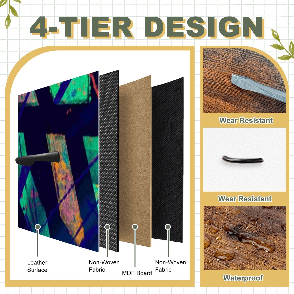 Gavin Scott TV Stand w/5 Drawer Dresser & Charging Station