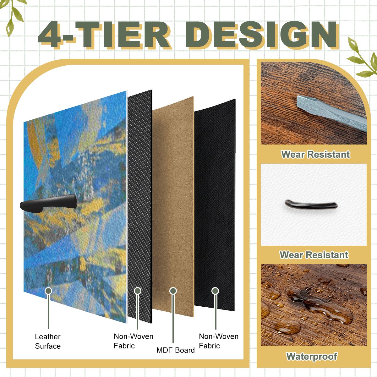 Gavin Scott TV Stand w/5 Drawer Dresser & Charging Station