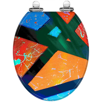 Gavin Scott Round Toilet Seat w/Matching Soft-close Lid (O-Shape)