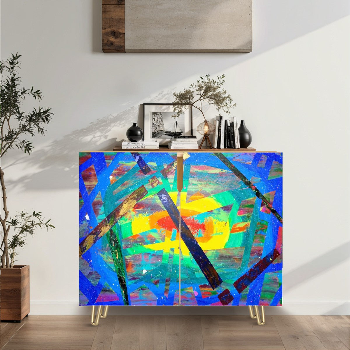 Gavin Scott Wooden Sideboard Cabinet