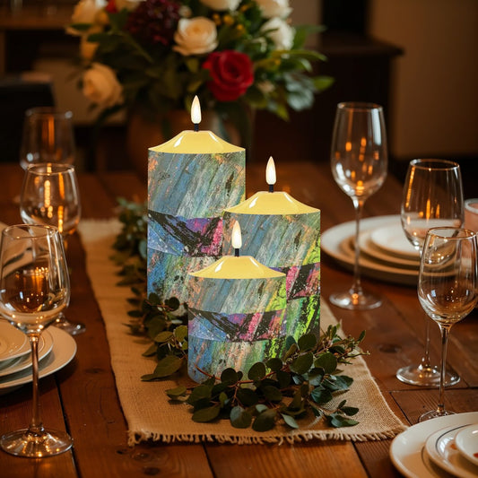 Gavin Scott Flameless Candles w/Remote (Set of 3)