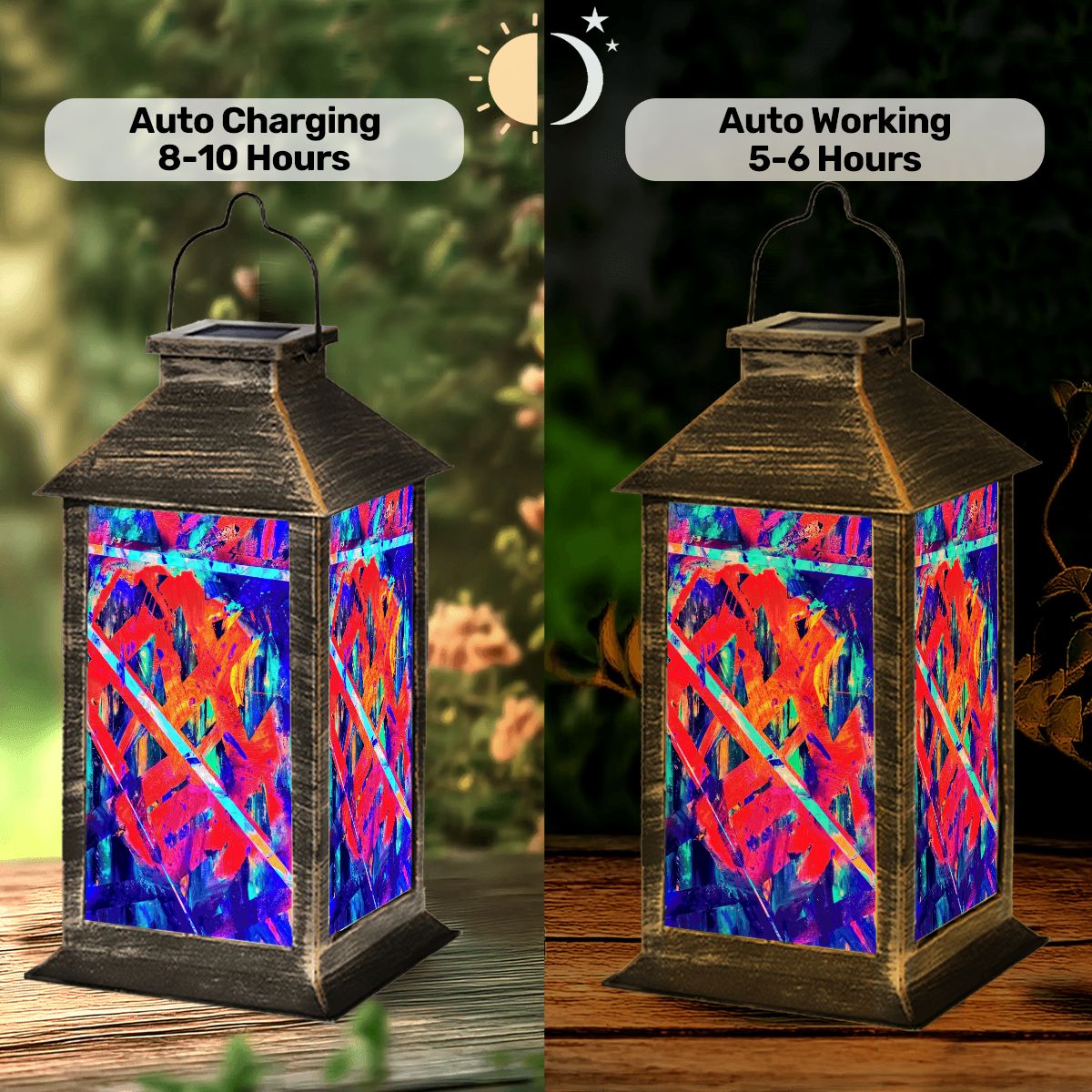 Gavin Scott Solar Powered Indoor/Outdoor Lantern