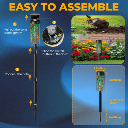 Gavin Scott Adjustable Outdoor Solar Lights (set of 4)