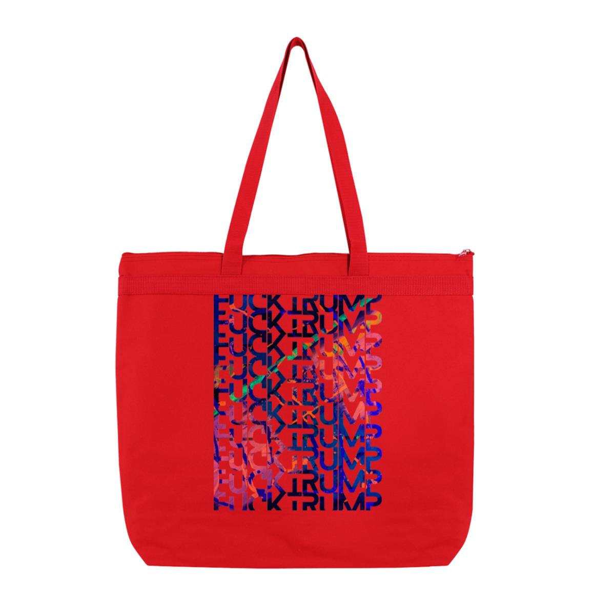 Gavin Scott FUCK TRUMP Double Sided Liberty Bags Melody Large Tote