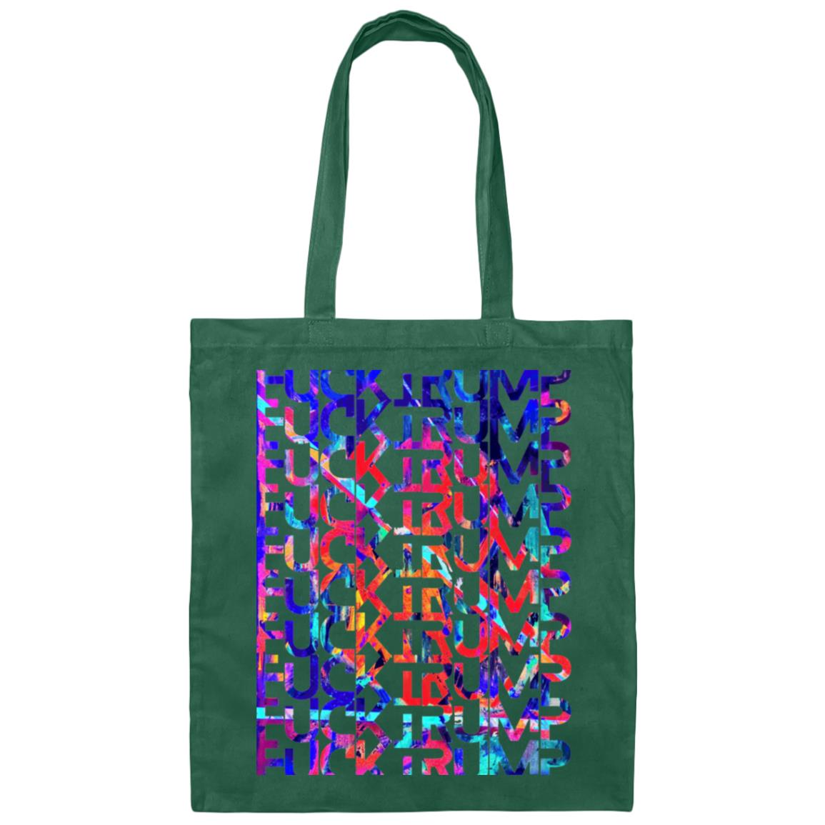 Gavin Scott FUCK TRUMP Double Side Design Canvas Tote Bag