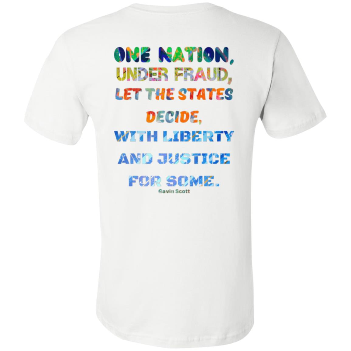 Gavin Scott "ONE NATION..." Jersey Short-Sleeve Tee (Genderless XS-4XL)