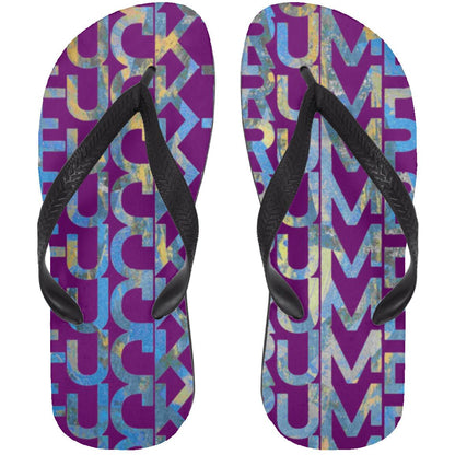 Gavin Scott FUCKTRUMP Adult Flip Flops