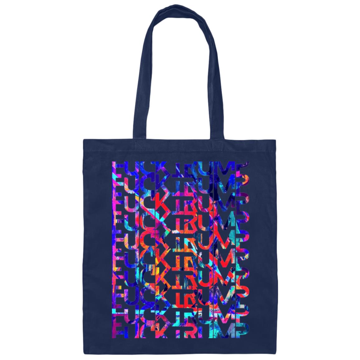 Gavin Scott FUCK TRUMP Double Side Design Canvas Tote Bag