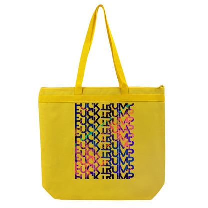 Gavin Scott FUCKTRUMP Double Sided Liberty Bags Melody Large Tote