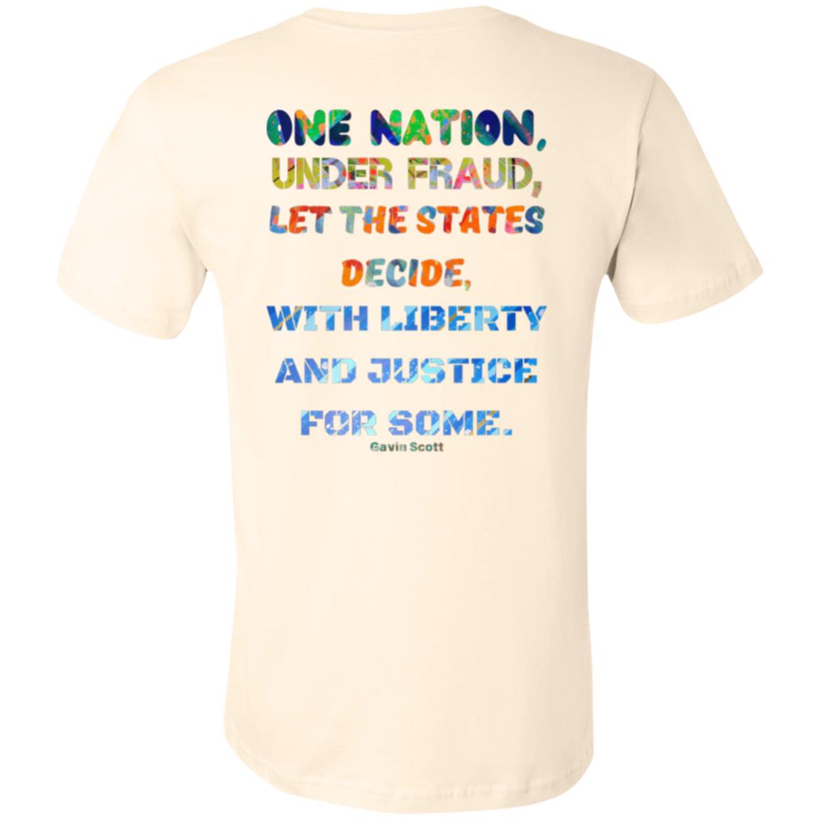 Gavin Scott "ONE NATION..." Jersey Short-Sleeve Tee (Genderless XS-4XL)