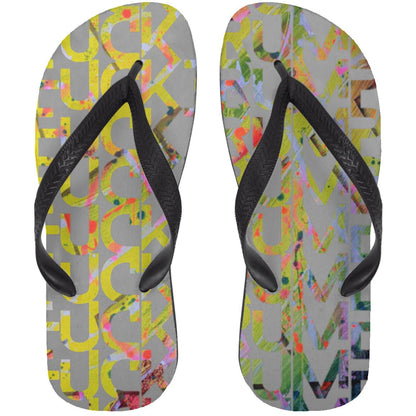 Gavin Scott FUCKTRUMP Adult Flip Flops