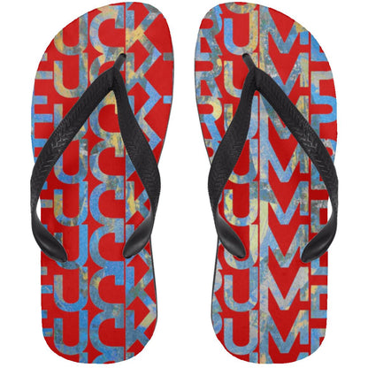 Gavin Scott FUCKTRUMP Adult Flip Flops