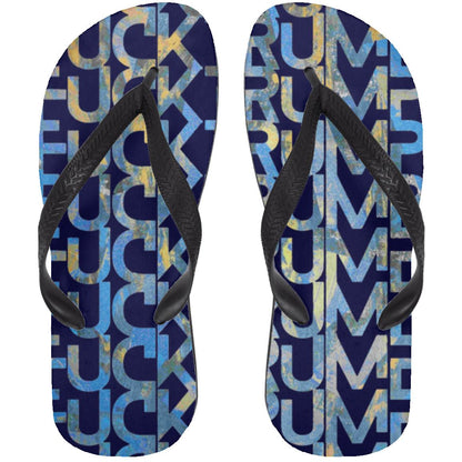 Gavin Scott FUCKTRUMP Adult Flip Flops