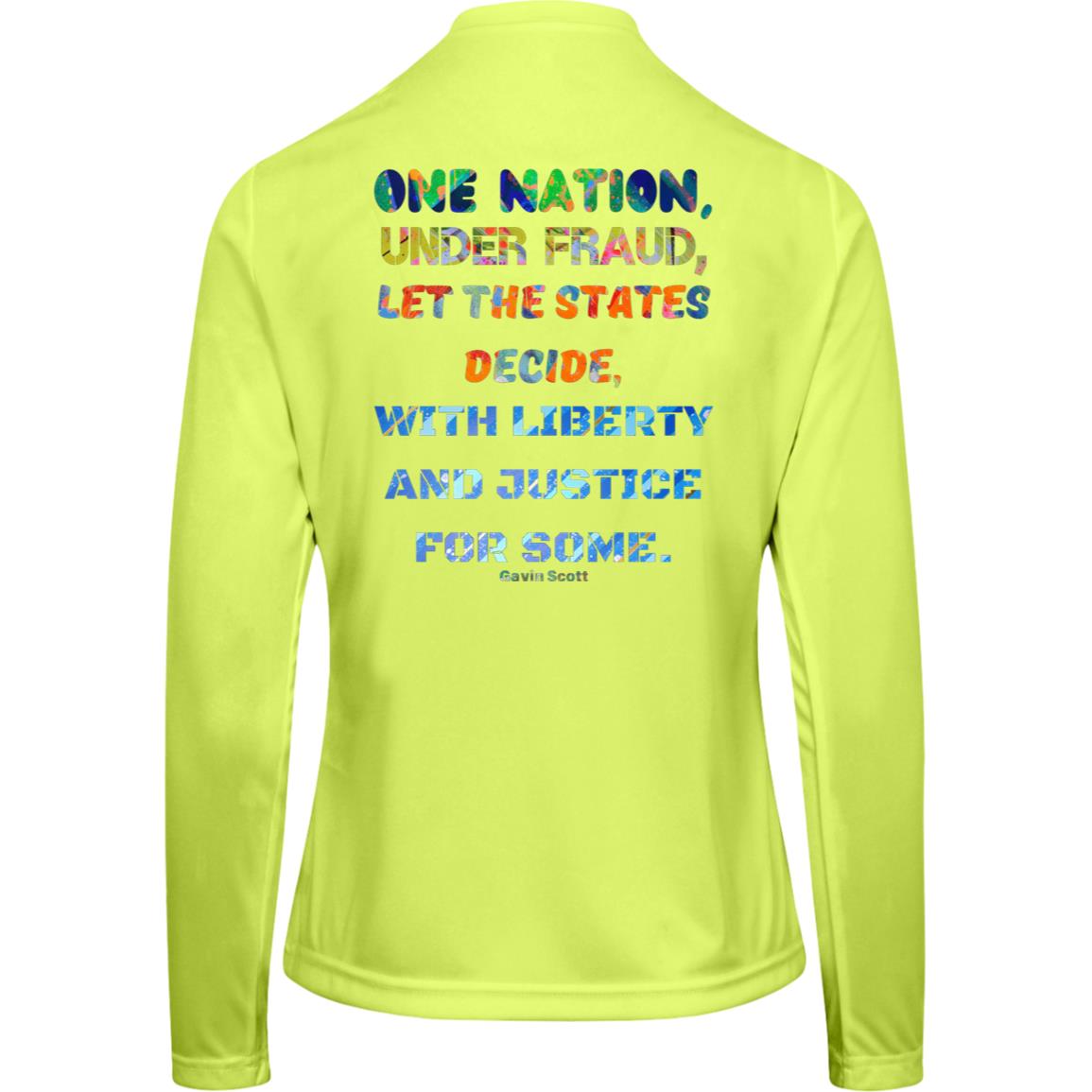 Gavin Scott "ONE NATION..." Team 365 Long Sleeve Tee (Femme XS-3XL)