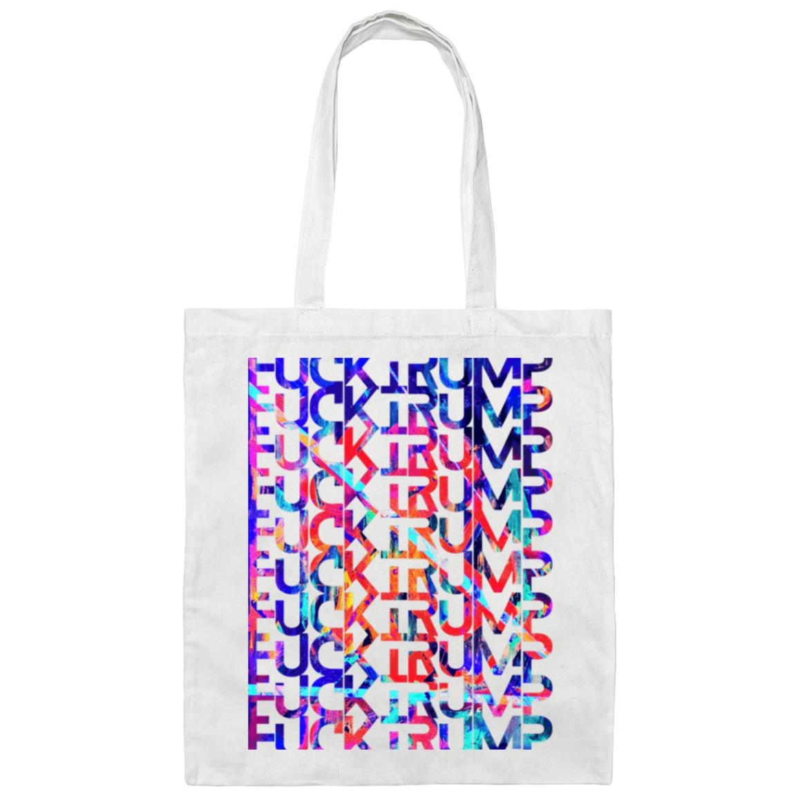 Gavin Scott FUCK TRUMP Double Side Design Canvas Tote Bag