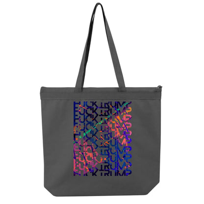 Gavin Scott FUCKTRUMP Double Sided Liberty Bags Melody Large Tote