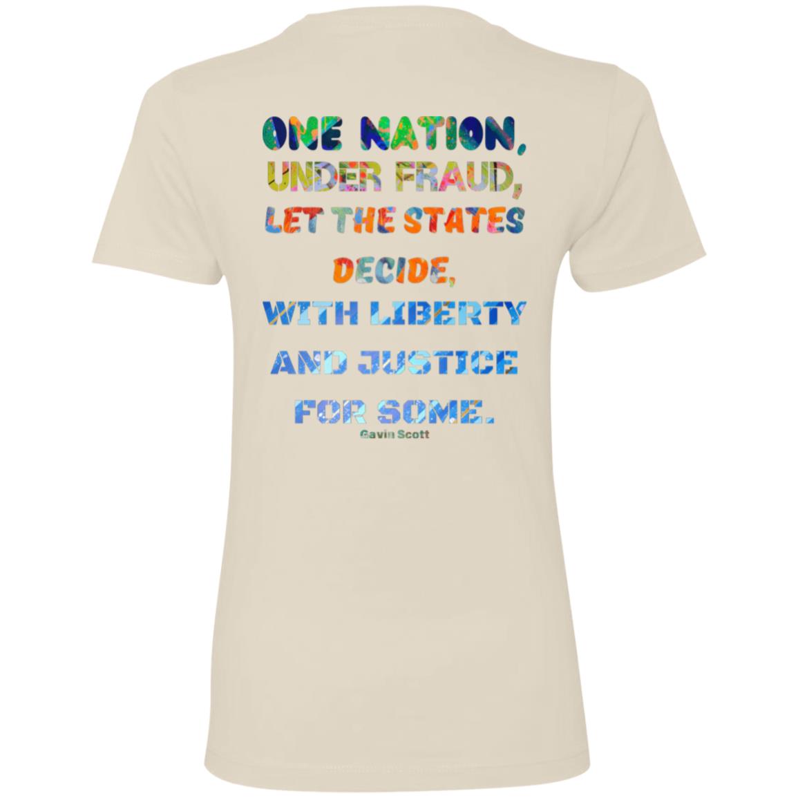 Gavin Scott "ONE NATION..." Boyfriend Tee (Femme XS-3XL)