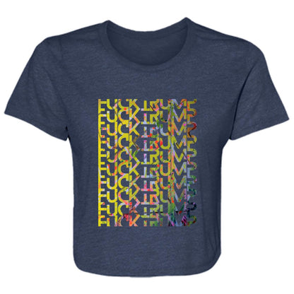 Gavin Scott FUCKTRUMP Flowy Cropped Tee (Femme S-2XL)