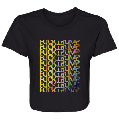 Gavin Scott FUCKTRUMP Flowy Cropped Tee (Femme S-2XL)