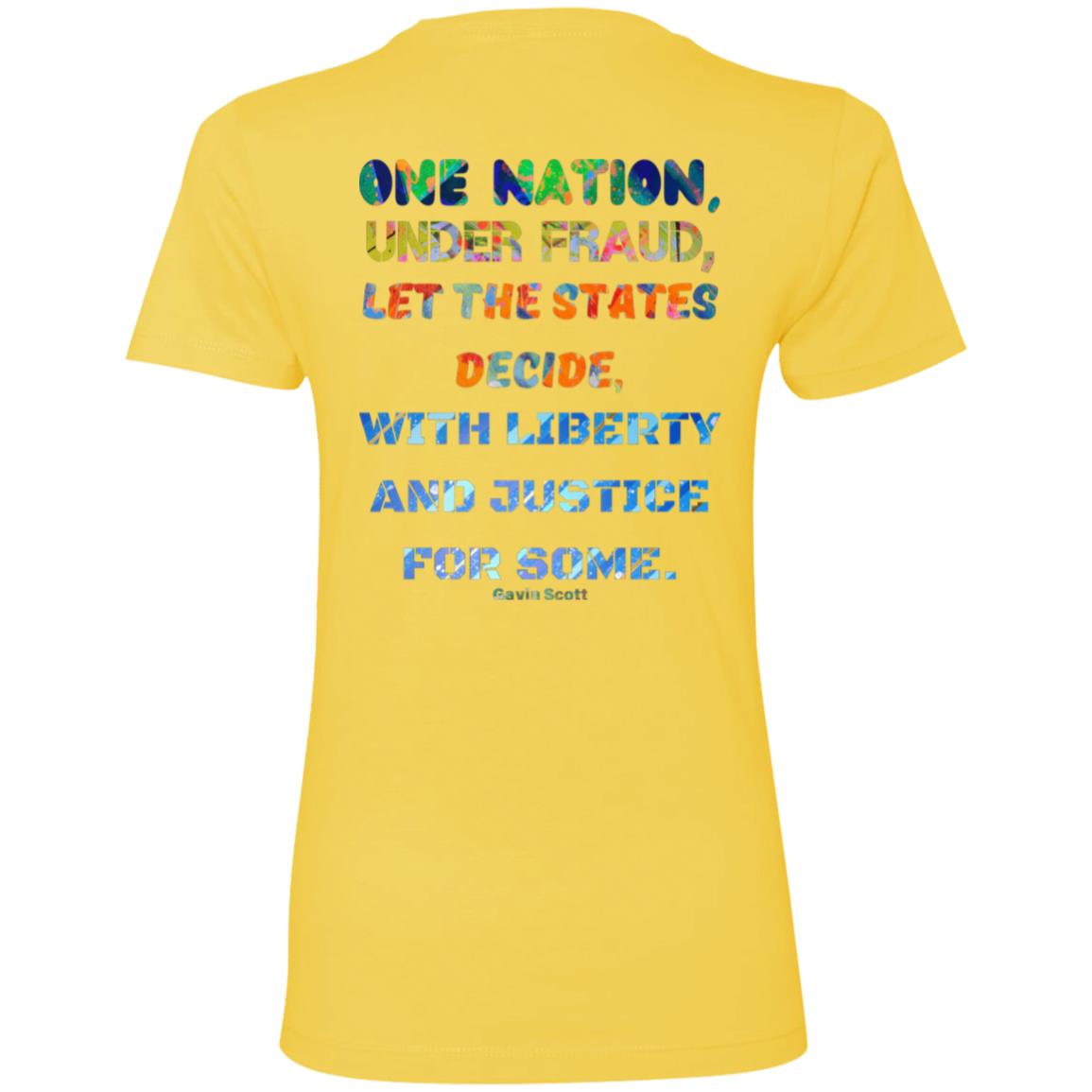 Gavin Scott "ONE NATION..." Boyfriend Tee (Femme XS-3XL)